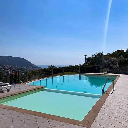 Piscina-parking-vista Mare La Perla Ligure - Ac דירה *
