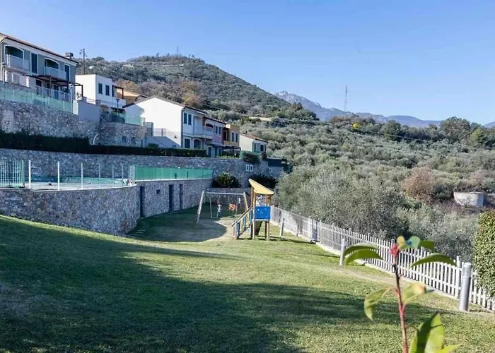 Piscina-parking-vista Mare La Perla Ligure - Ac شقة *
