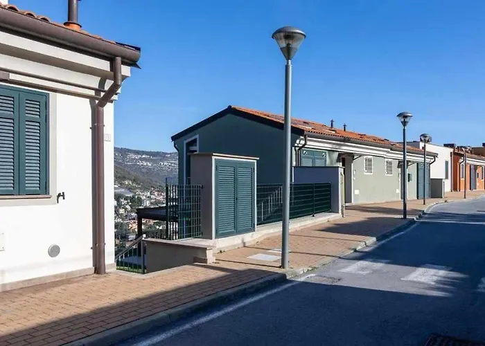 Piscina-parking-vista Mare La Perla Ligure - Ac شقة *