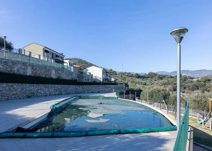 Piscina-parking-vista Mare La Perla Ligure - Ac *